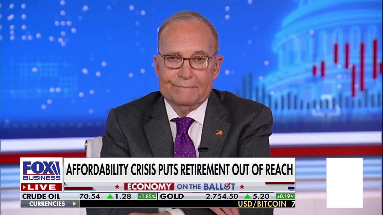 Larry Kudlow: Kamala Harris doesn't have a plan and would be a second Biden-Harris term