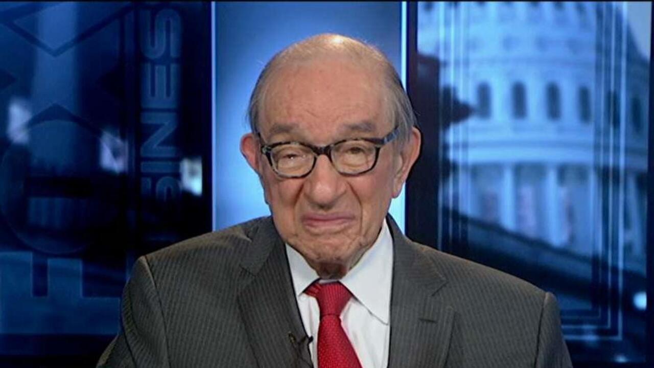 There is no irrational exuberance in the market today, says Alan Greenspan