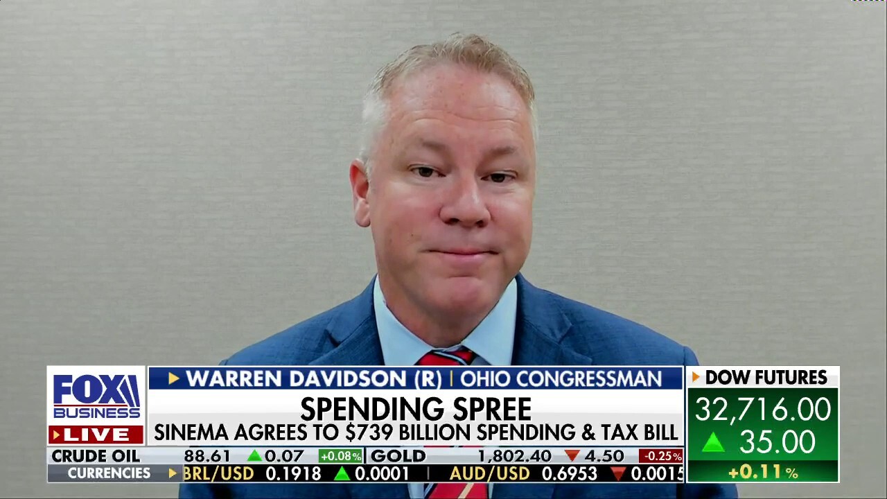 Biden admin. wants to take money out of Americans' pockets, put it in the government's: Rep. Davidson