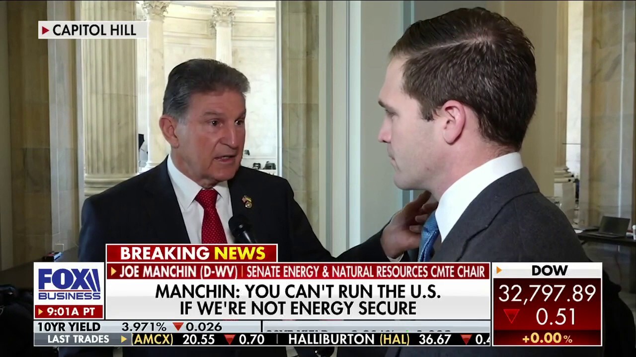 FOX Business' Grady Trimble gets reaction from Sens. Joe Manchin, D-W.Va., and Tim Kaine, D-Va., on Biden's proposed budget.