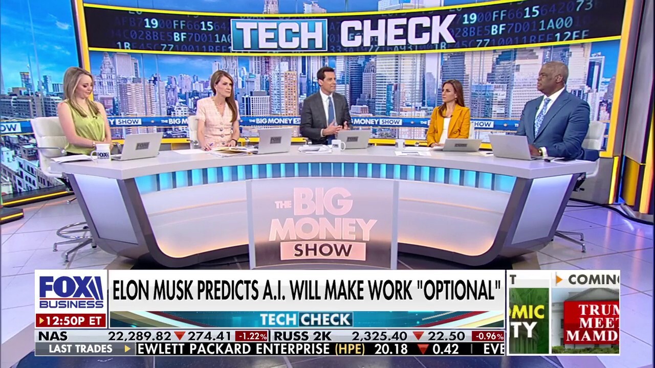 The Big Money Show panel discusses Elon Musk’s bold prediction that artificial intelligence will make work optional and money irrelevant in the near future.