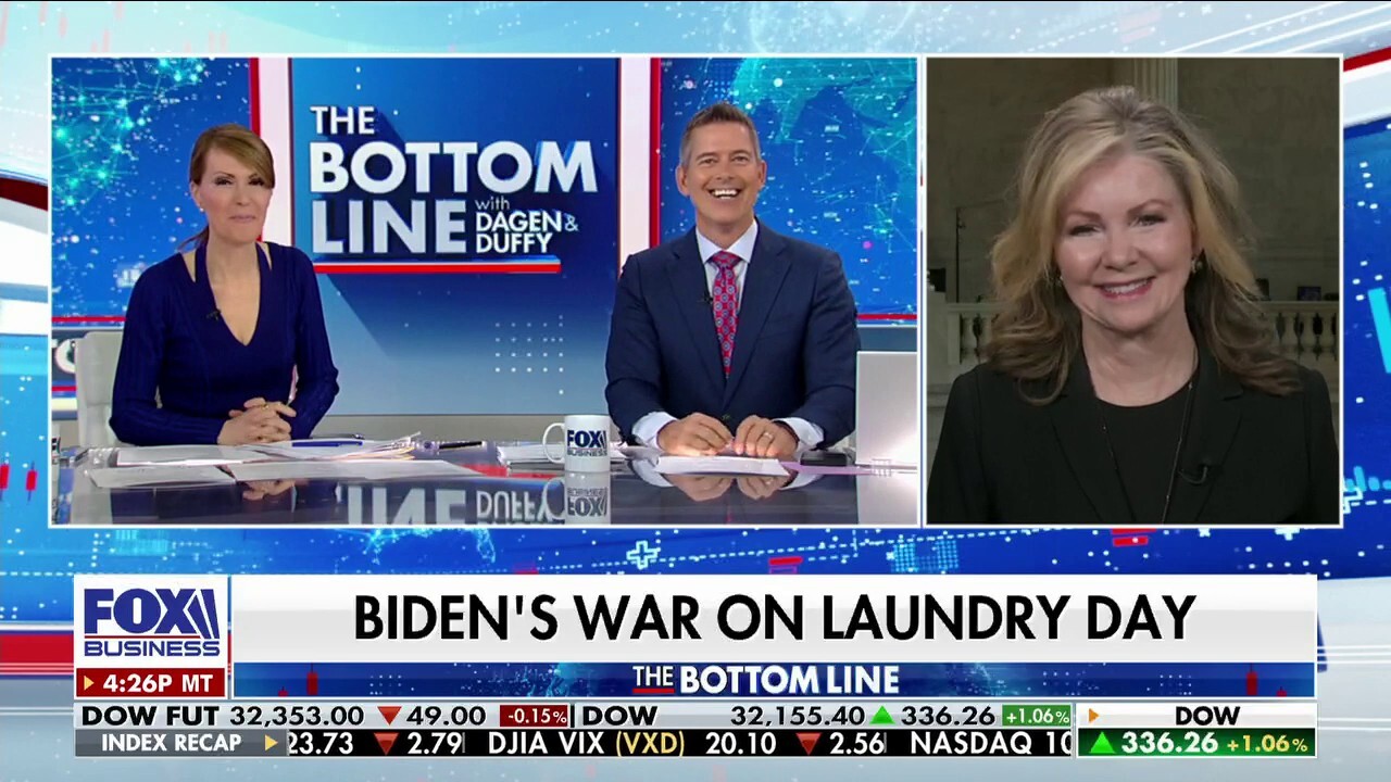 Sen. Marsha Blackburn, R-Tenn., discusses the economic fallout following the Silicon Valley Bank collapse, in addition to manufacturers’ recent warning against Biden’s washing machine regulations.