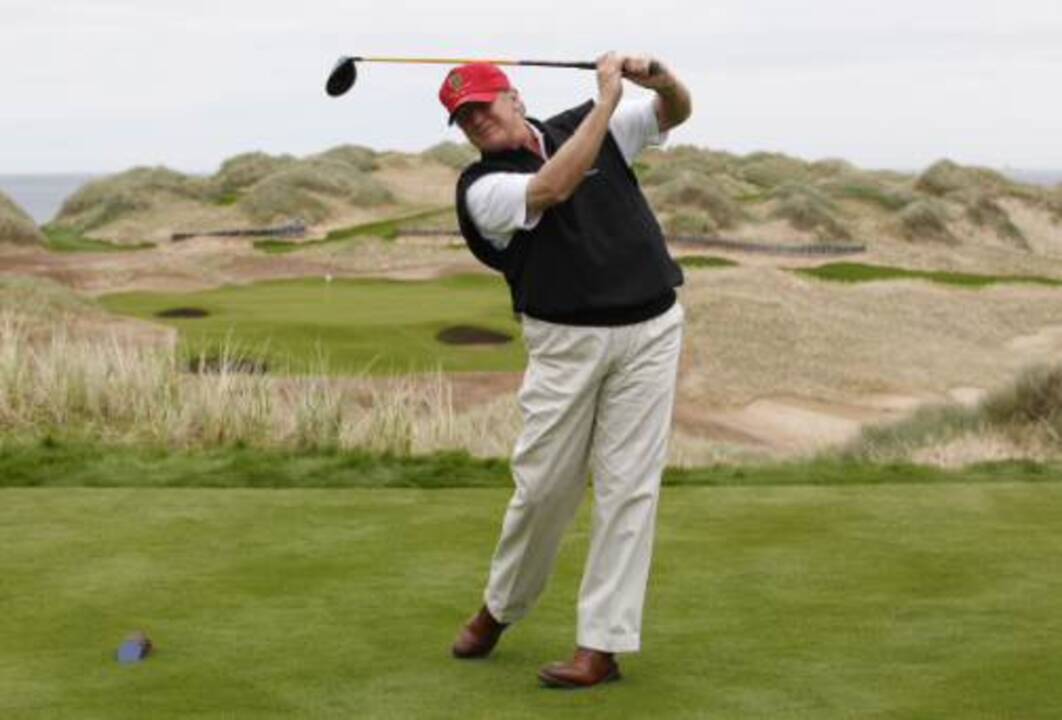 Trump bets on golf in NYC
