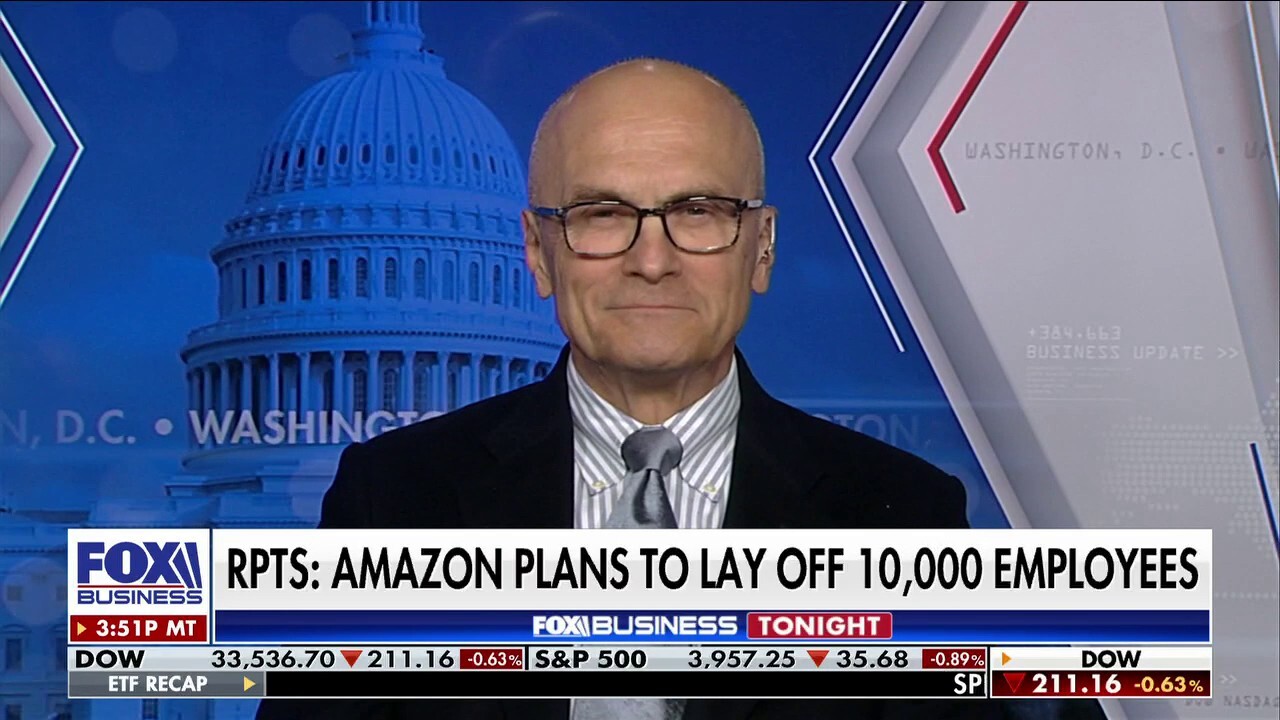 The Heritage Foundation's Andy Puzder discusses Amazon's sweeping layoffs and how the labor force has changed since the COVID-19 pandemic on 'Fox Business Tonight.'