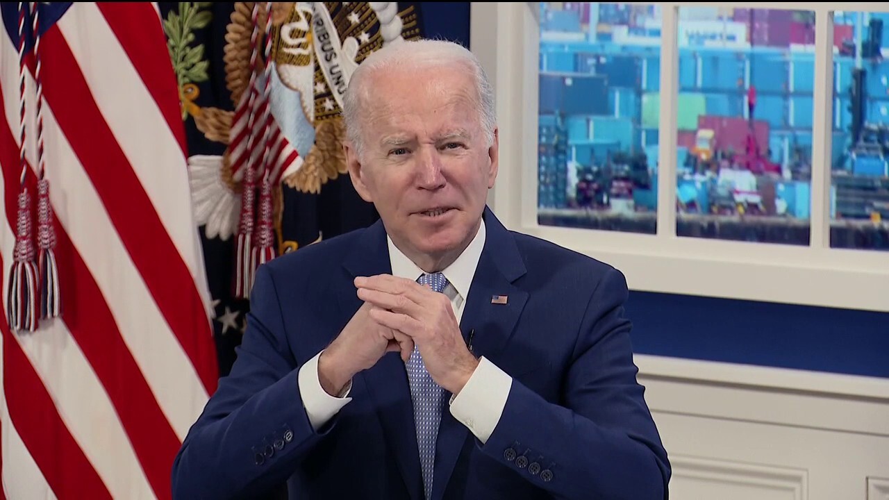 President Biden discussed supply chain shortages and how the White House has been tackling the issue. 