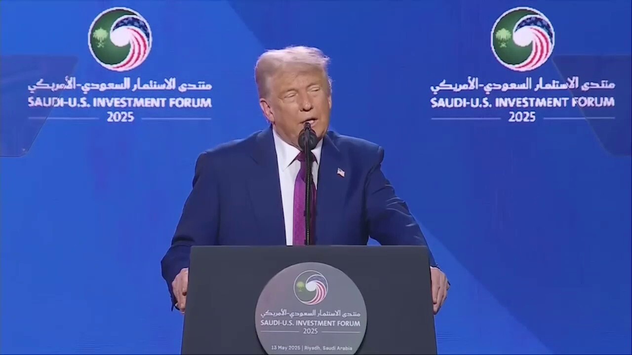 President Donald Trump highlighted his administrations economic policies in remarks during his Middle East trip.