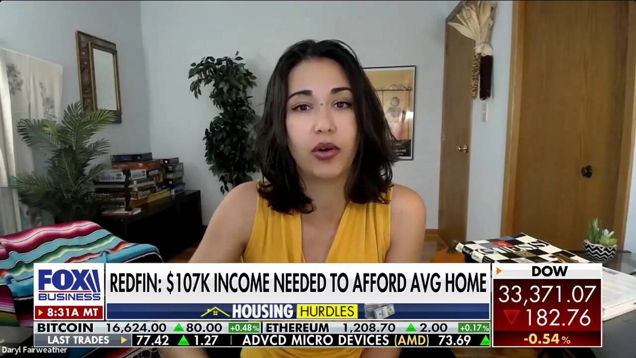 FOX Business' Gerri Willis speaks to Redfin chief economist Daryl Fairweather, who argues that median income is not keeping up with the salary needed to buy a typical U.S. home.