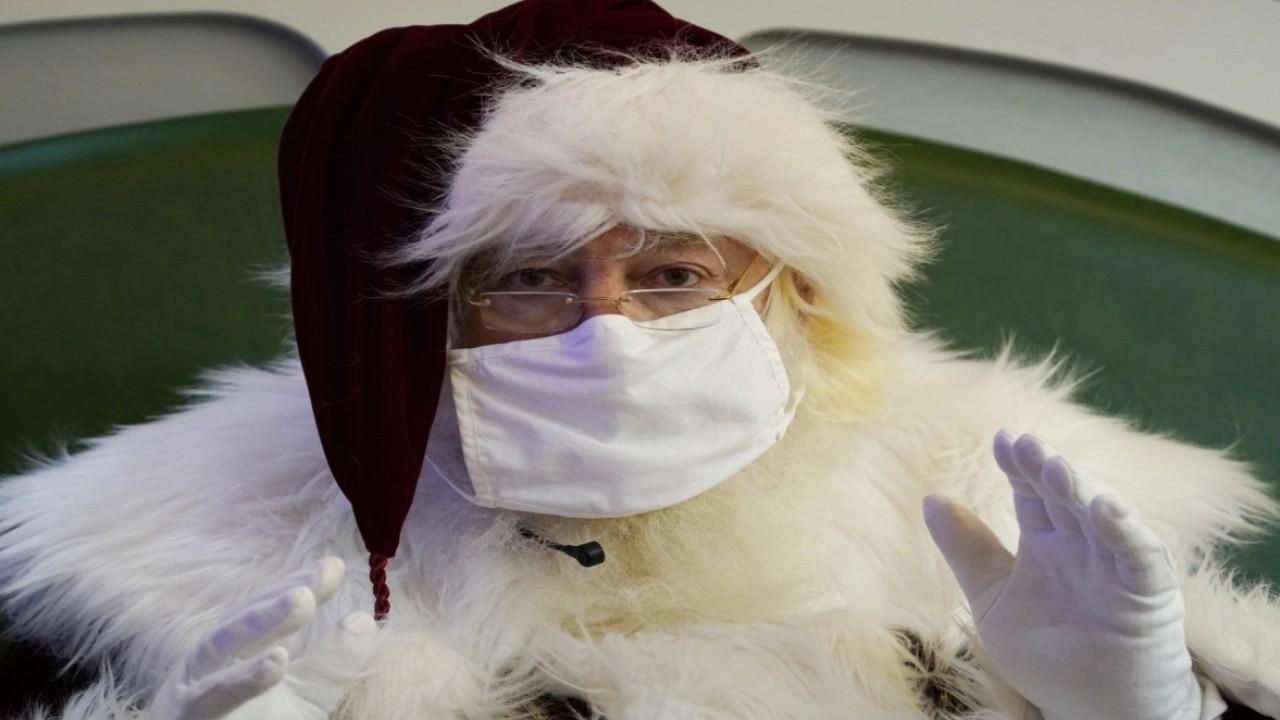 Santa Claus gets a pandemic makeover