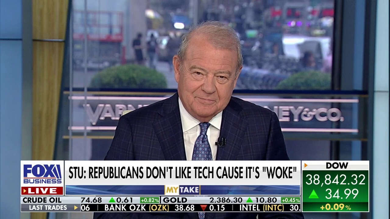 Varney & Co. host Stuart Varney argues Apple, Nvidia, Microsoft, Google, and Amazon are leading the A.I. revolution.