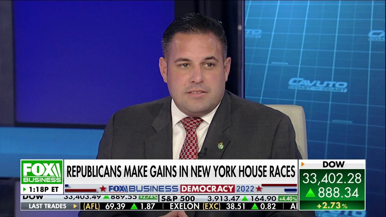New York Congressman-elect Anthony D'Esposito discusses Republican gains in New York House races and why solid blue districts flipped to red on 'Cavuto: Coast to Coast.'