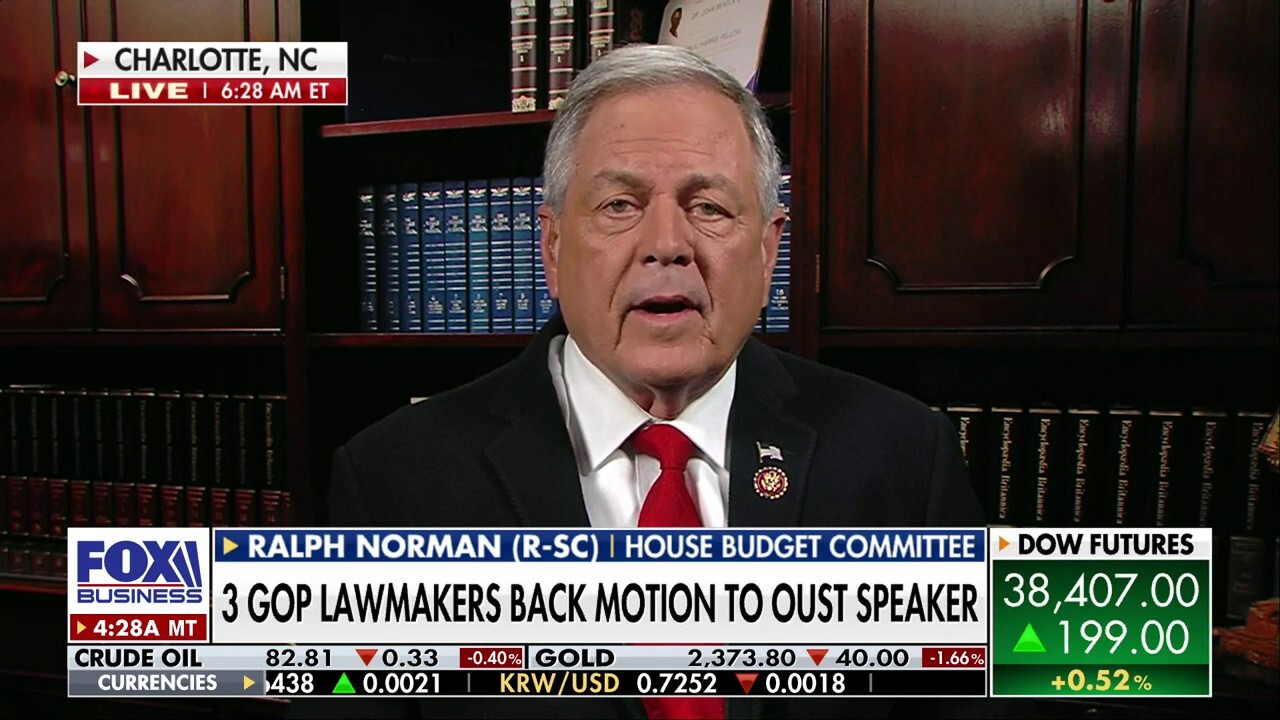 Speaker Johnson's ousting not at the top of Americans' agendas: Rep. Ralph Norman