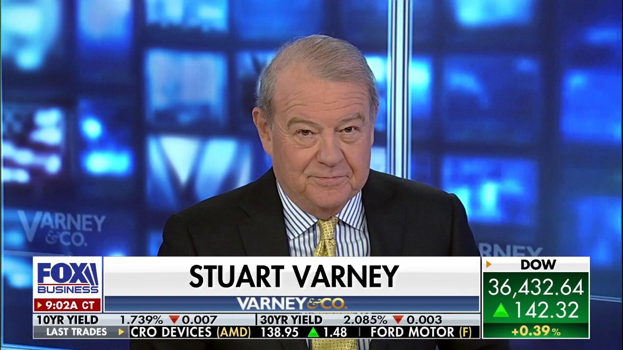 FOX Business host Stuart Varney argues 'it’s looking desperate' for Biden as he tries to gather support for the voting reform bill. 