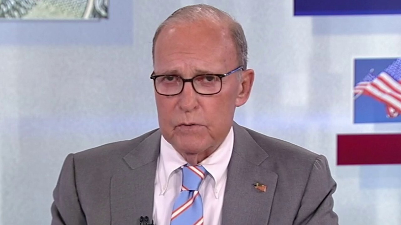 FOX Business host Larry Kudlow takes a hit at the Biden admin's war on gas-powered cars on 'Kudlow.'