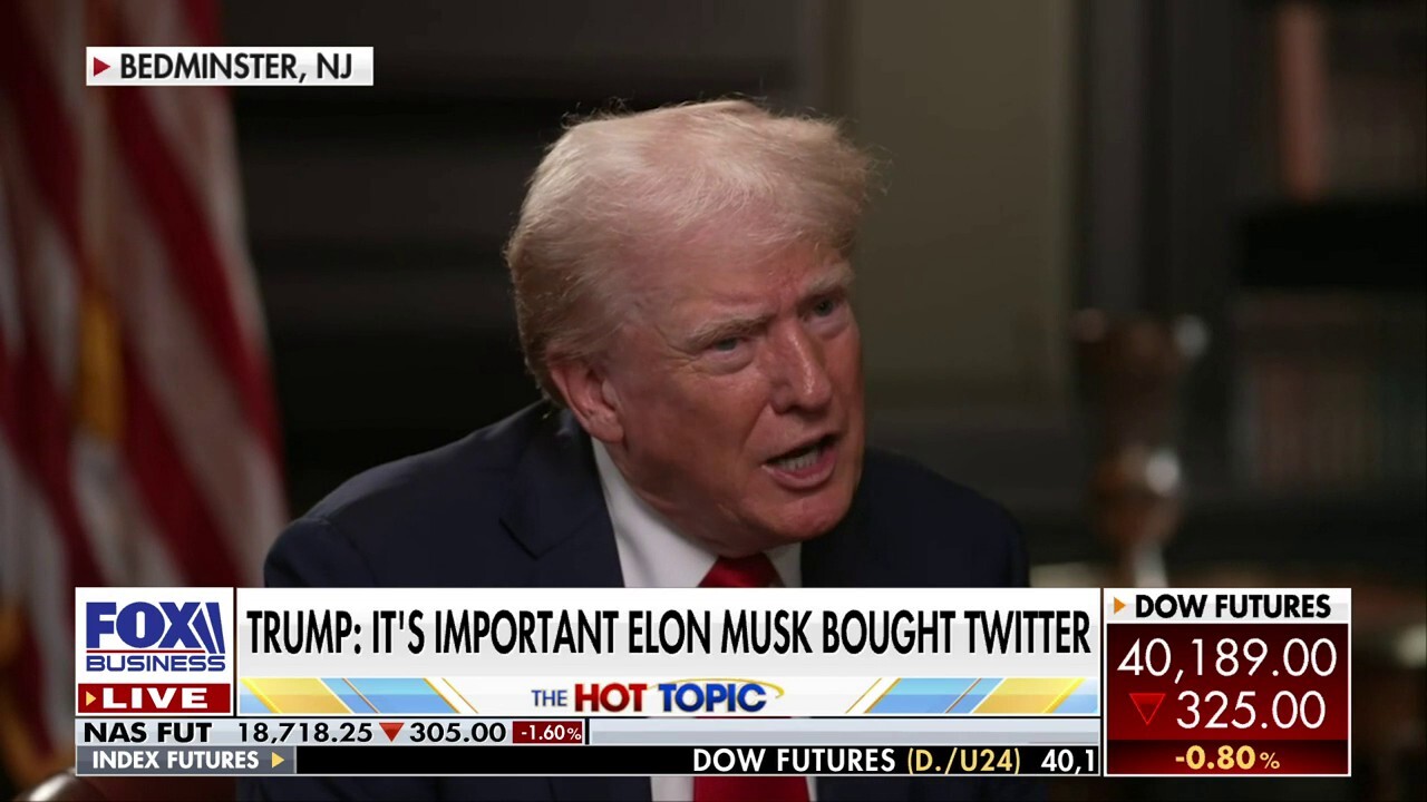 Former President Trump discusses Meta and Google's A.I. bot allegedly censoring news about his attempted assassination, his phone call with Mark Zuckerberg, Big Tech policies and the China threat.