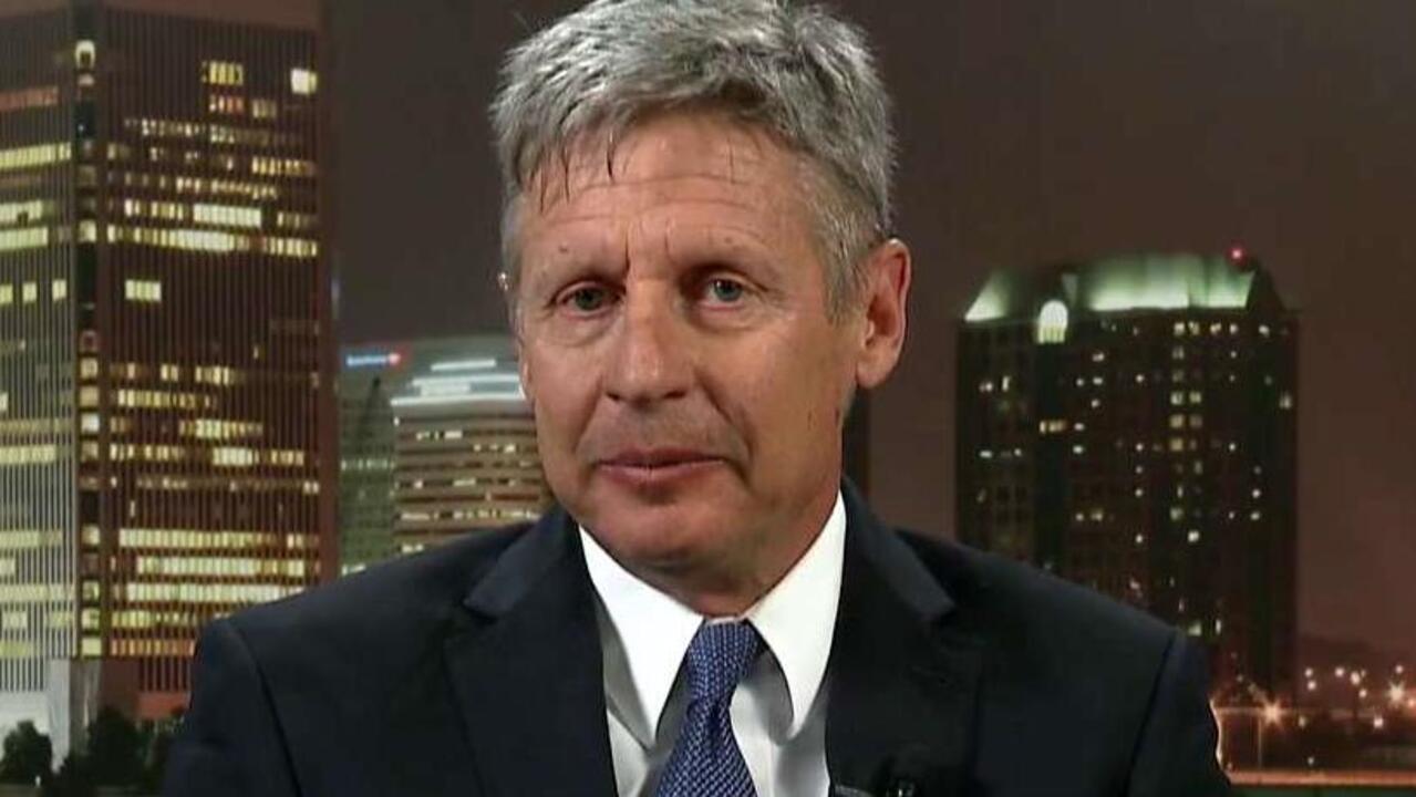 Gary Johnson: Third party is going to be the Libertarian Party