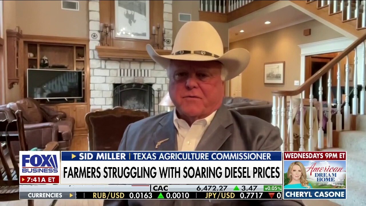 Texas Agriculture Commissioner Sid Miller says President Biden’s economic and soft-on-China policies exacerbates farmers’ usual challenges.