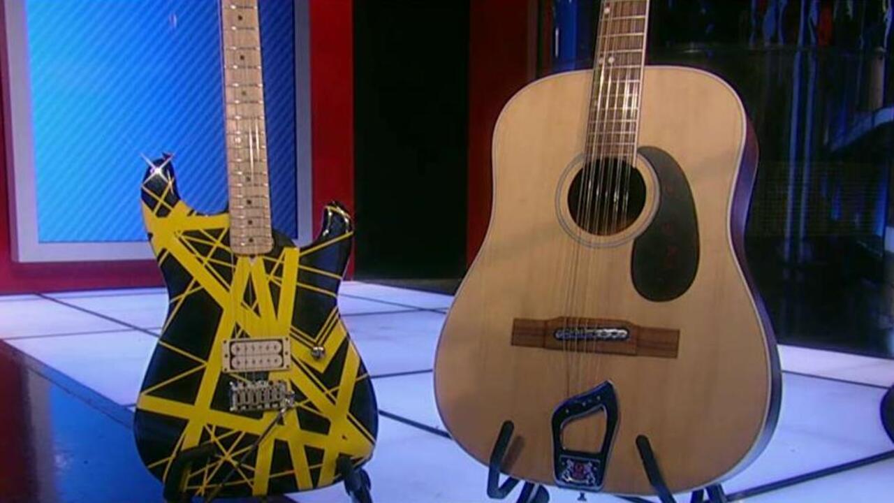 Van Halen's guitar on the auction block