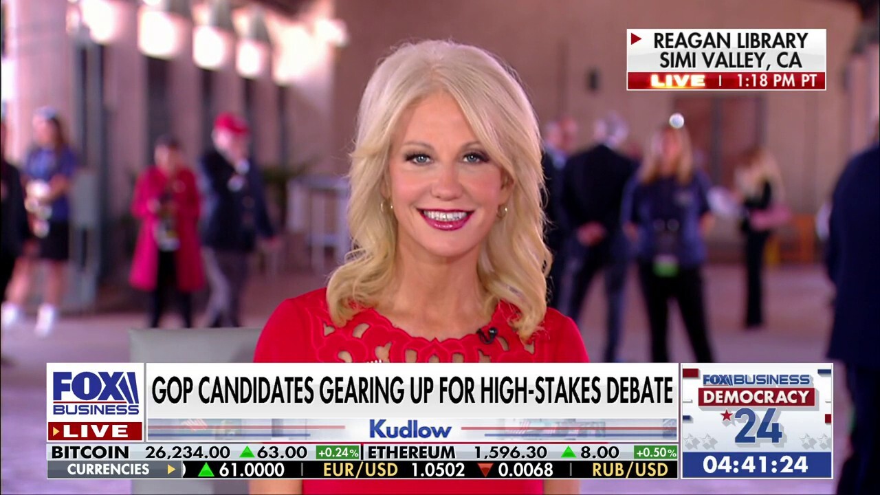 Former Trump counselor Kellyanne Conway calls on Republican candidates to step it up for the second GOP primary debate on 'Kudlow.'