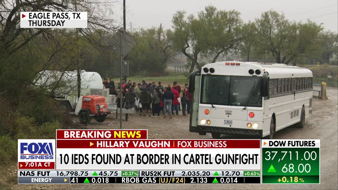 FOX Business' Hillary Vaughn reports on safety concerns along the southern border after 10 improvised explosive devices were found by the Mexican military.