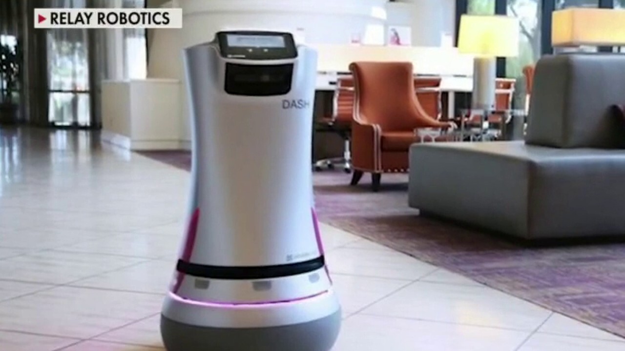 Relay Robotics chairman and CEO Michael O'Donnell explains how autonomous robots work in hotels, hospitals, and other public spaces on 'Varney & Co.'