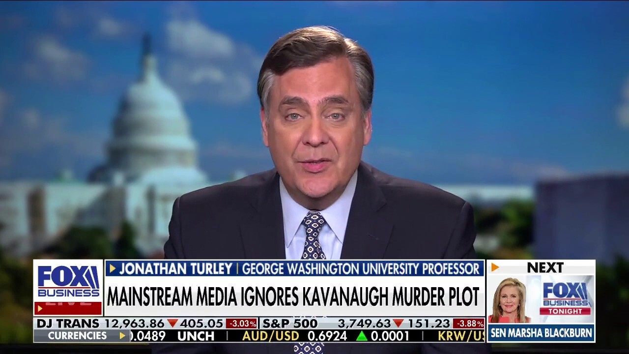 The media ‘largely buried’ the death threat to Justice Kavanaugh: Jonathan Turley