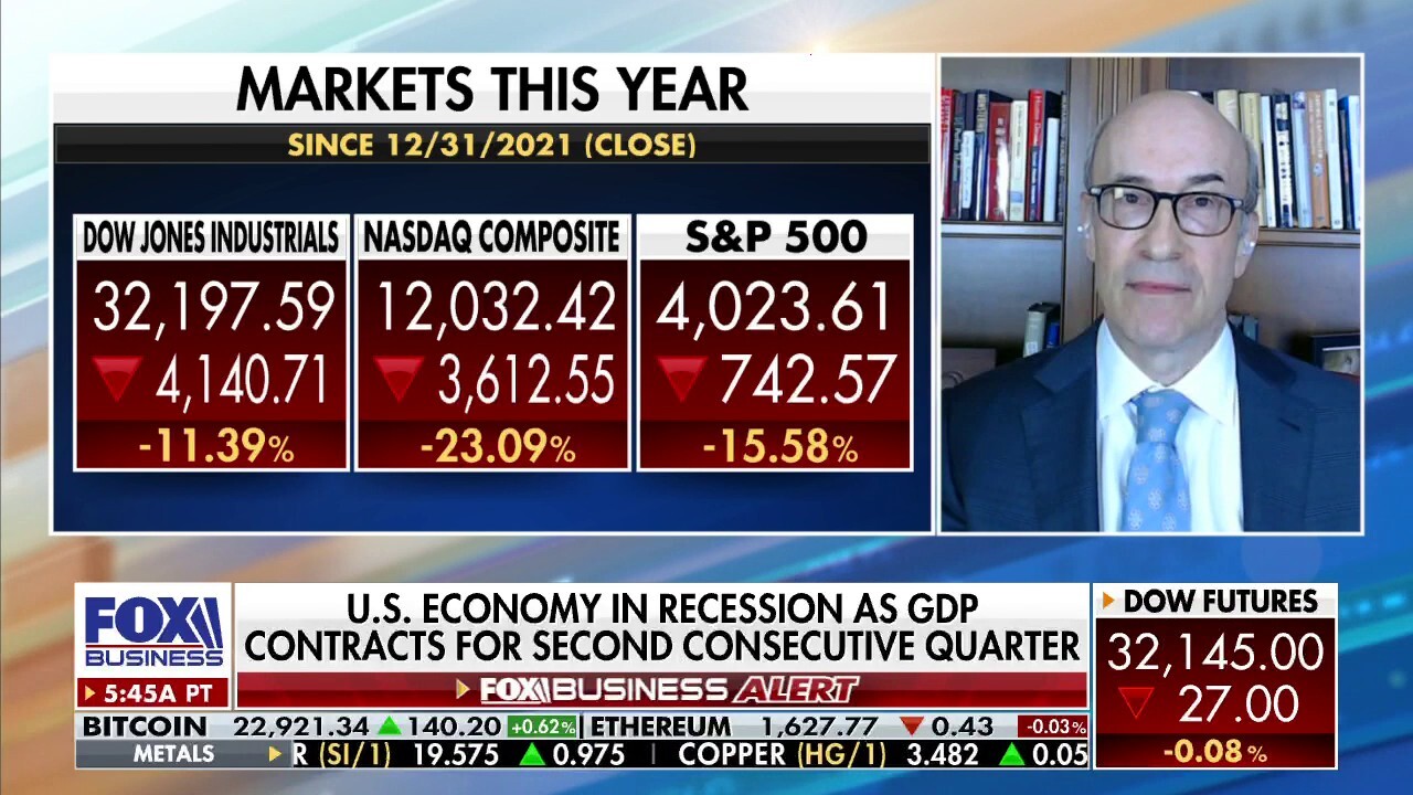 Harvard University professor Kenneth Rogoff weighs in on the data that revealed a contraction in the U.S. economy in the second quarter. 