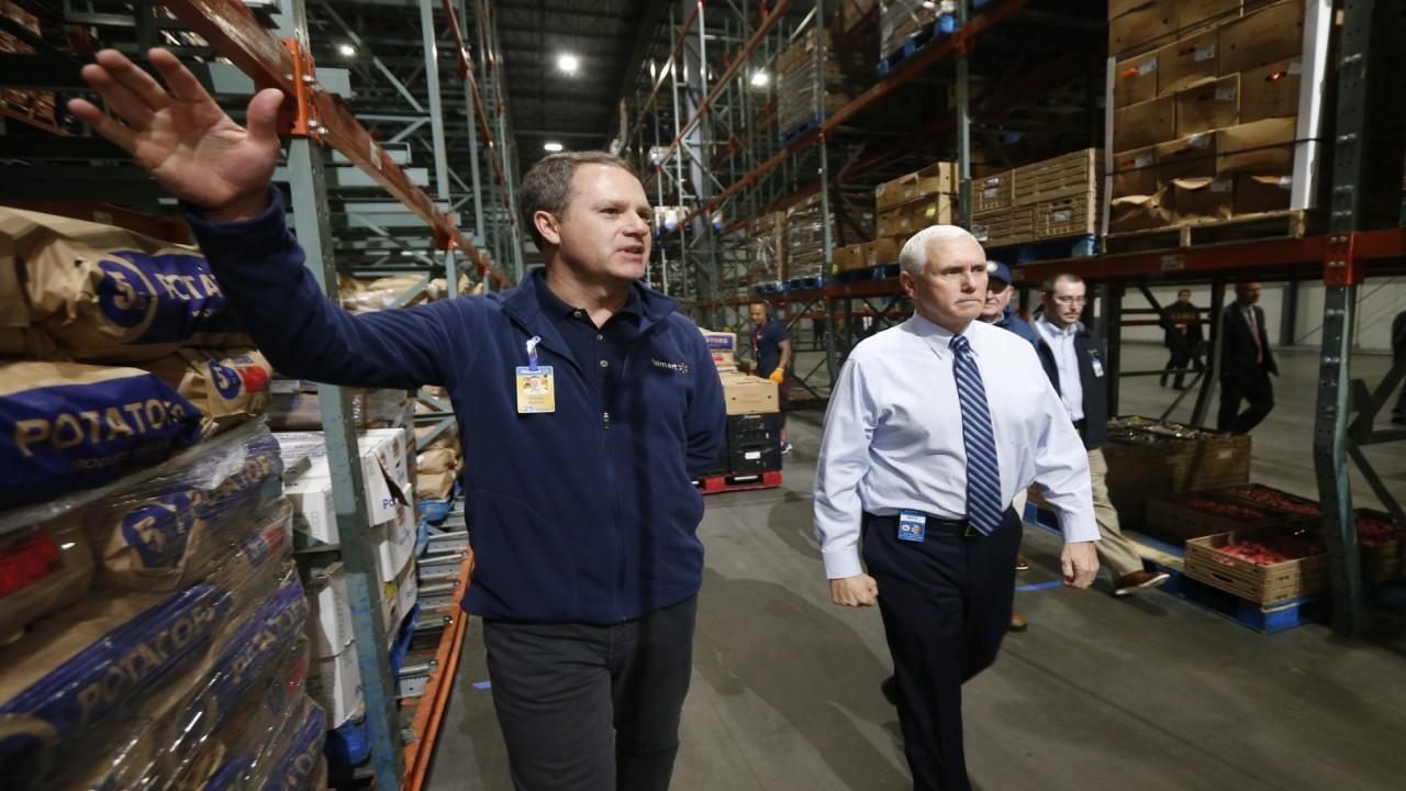 Pence tells Walmart workers 'you're making the difference' amid coronavirus 