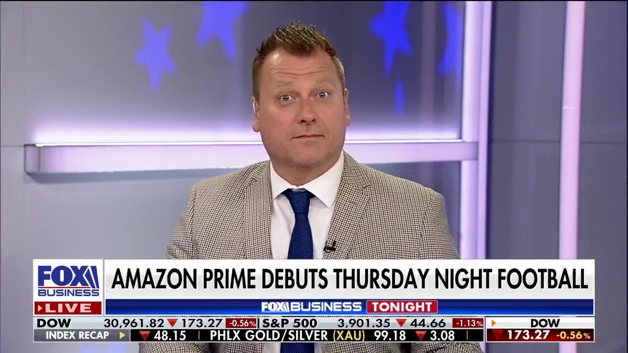  ‘Fox Across America’ host Jimmy Failla discusses how Amazon Prime is set to debut Thursday Night Football on ‘Fox Business Tonight.’