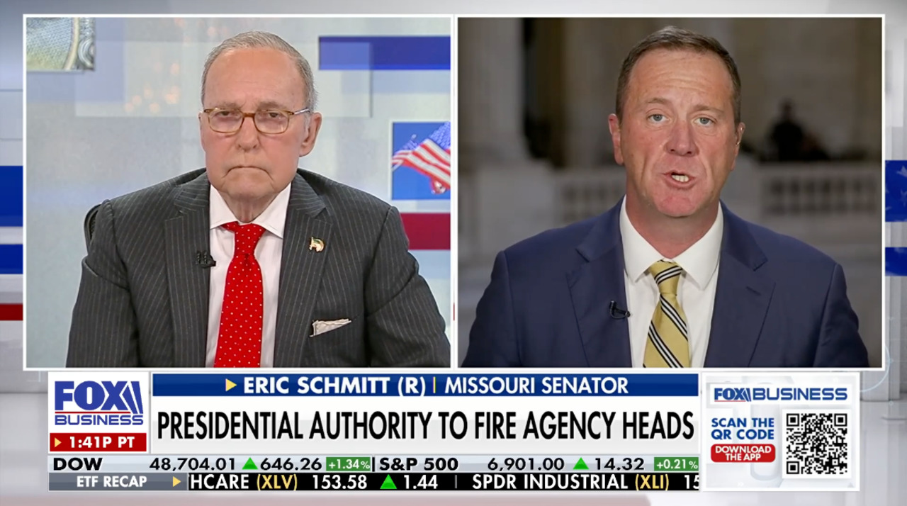 ‘Faceless bureaucrats’ in DC have too much influence: Sen. Eric Schmitt