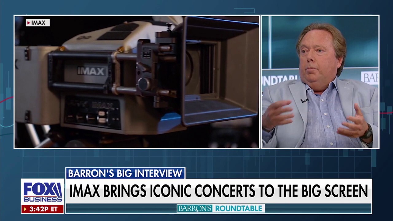 IMAX CEO Richard Gelfond discusses his company’s expansion plans, competing with at-home entertainment and working with Tom Cruise and Christopher Nolan on ‘Barron’s Roundtable.’