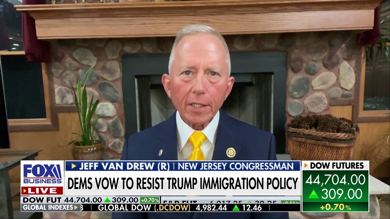 Rep. Jeff Van Drew, R-N.J., criticizes Democrats who are pushing back against President-elect Trumps border policies and explains how Congress can help DOGE cut spending waste.