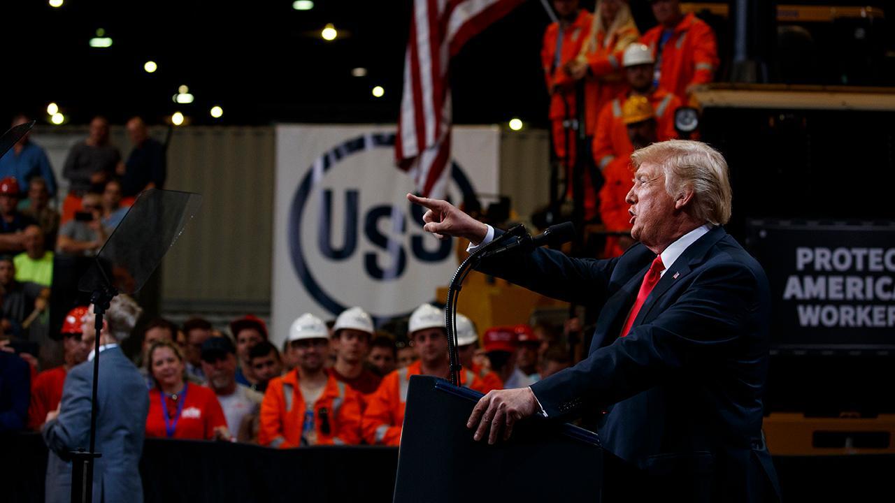 Trump: We need steel mills for national security