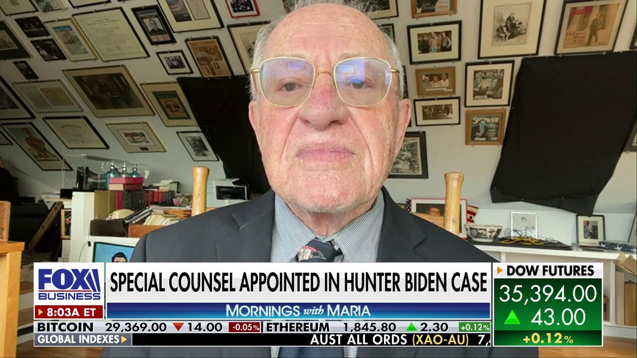 US attorney leading Hunter Biden special counsel is in 'clear violation': Alan Dershowitz