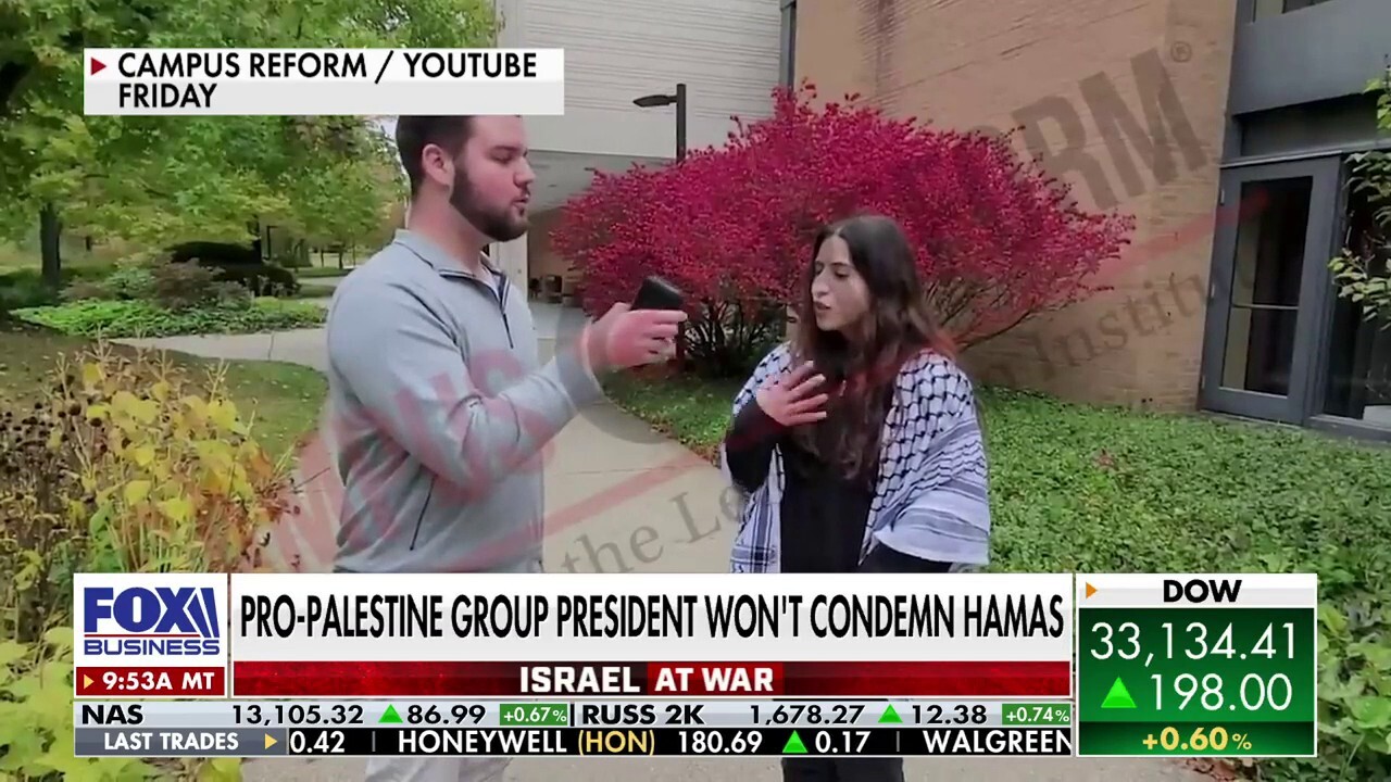 Pro-Palestinian group leader denied Hamas is a militant organization: Austin Browne