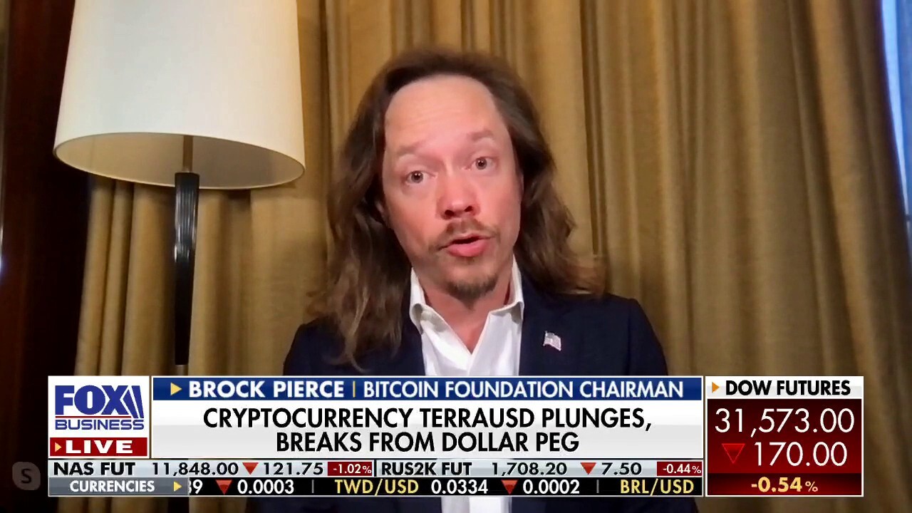 Bitcoin Foundation Chairman Brock Pierce weighs in on cryptocurrency TerraUSD taking a nosedive.