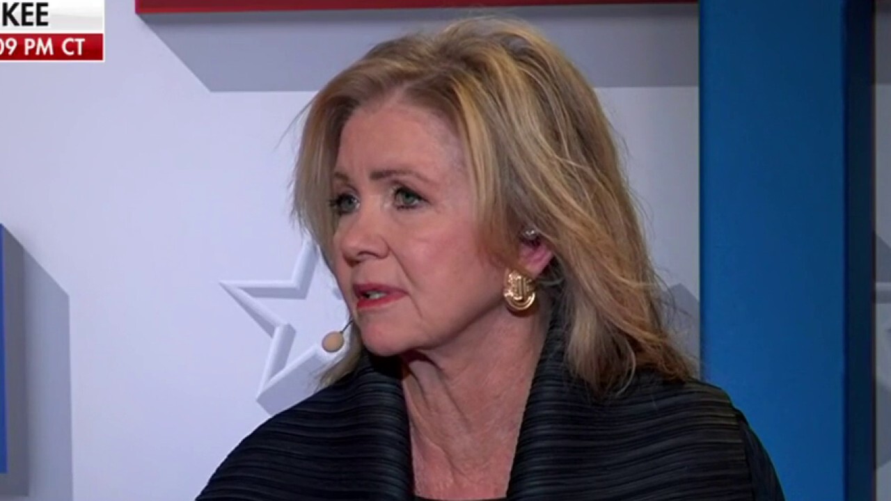 Rep. Tom Emmer, R-Minn., and Sen. Marsha Blackburn, R-Tenn., react to the assassination attempt on former President Trump as GOP lawmakers rally behind him at the Republican National Convention. 