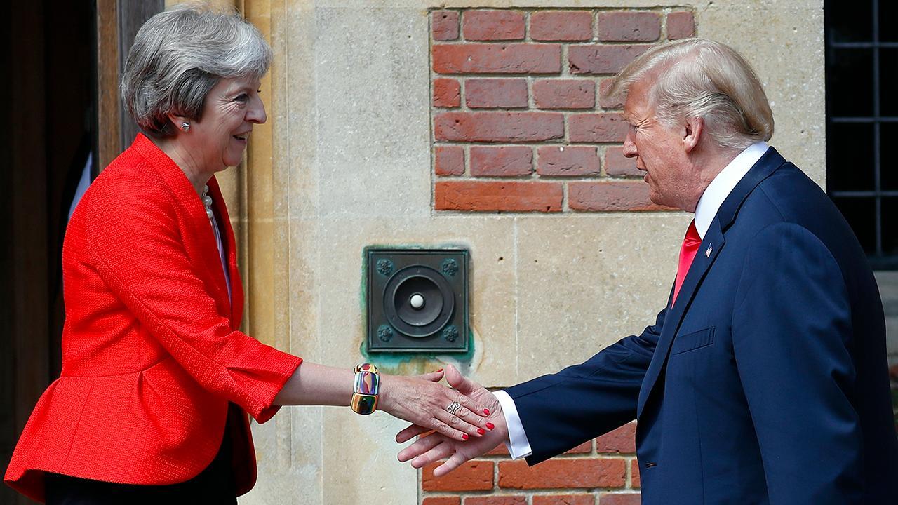 Trump says he apologized to Theresa May for interview