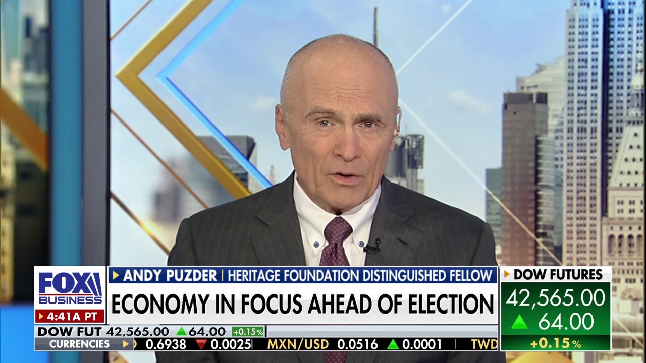 Heritage Foundation distinguished fellow and former CKE Restaurants CEO Andy Puzder compares the Trump versus Harris economies and argues that one plan is fiscally better than the other.