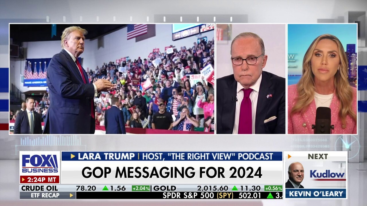  'The Right View' podcast host Lara Trump discusses the importance of Republicans securing a 2024 election victory on 'Kudlow.'
