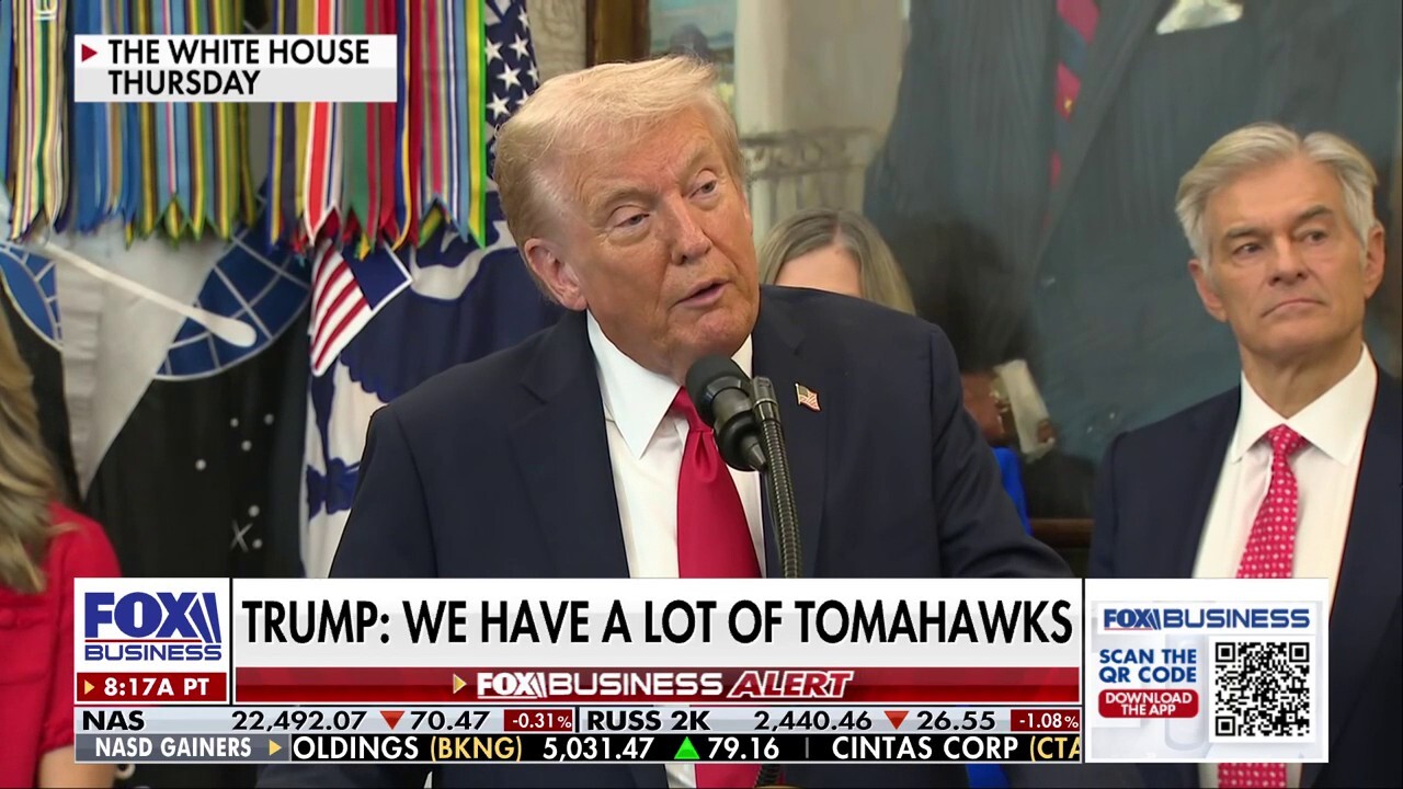 Trump hints at arming Ukraine with Tomahawk missiles if Putin doesn't end war