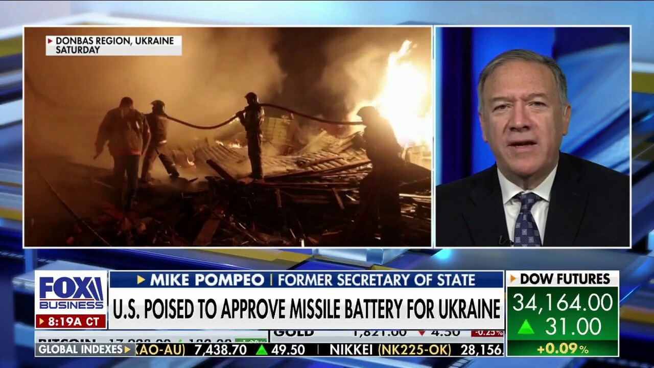 Former Secretary of State Mike Pompeo argues the U.S. providing Ukraine with the Patriot missile defense system will deter Russia and send a message to Vladimir Putin on 'Varney & Co.'
