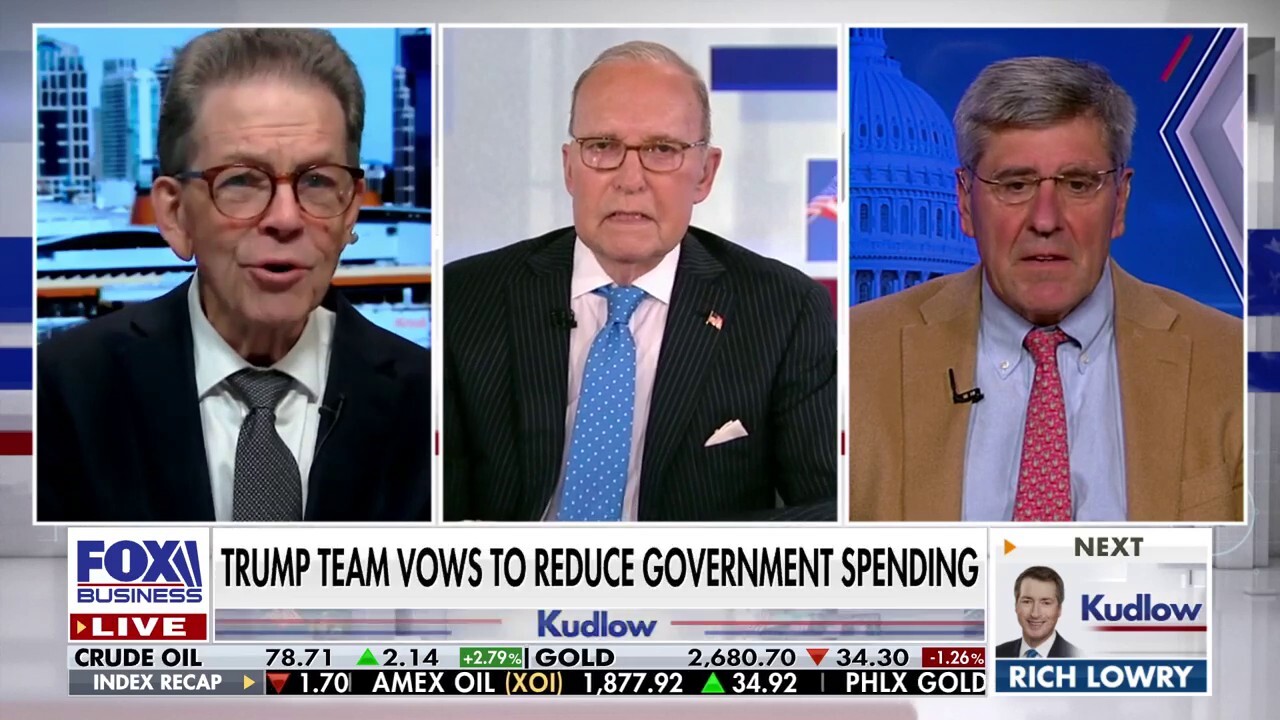  'Kudlow' panelists Art Laffer and Steve Moore discuss responding to the government deficit and overspending.