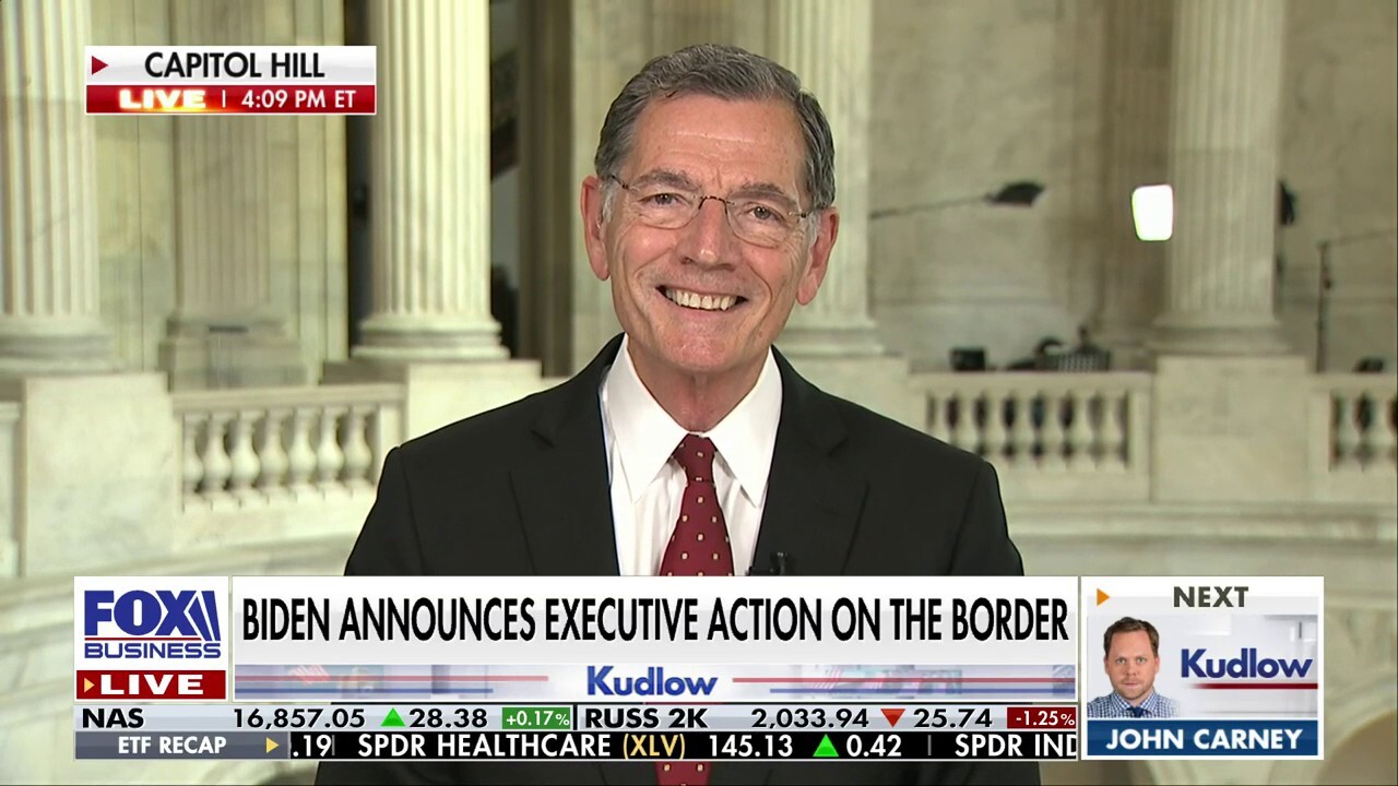 Sen. John Barrasso, R-Wyo., shreds Democrats for stopping Border Patrol from enforcing the law on 'Kudlow.'