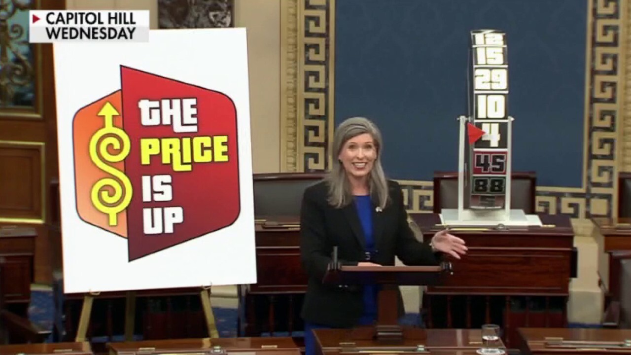 Sen. Ernst slams 'Bidenomics' with 'The Price is Up' inflation game