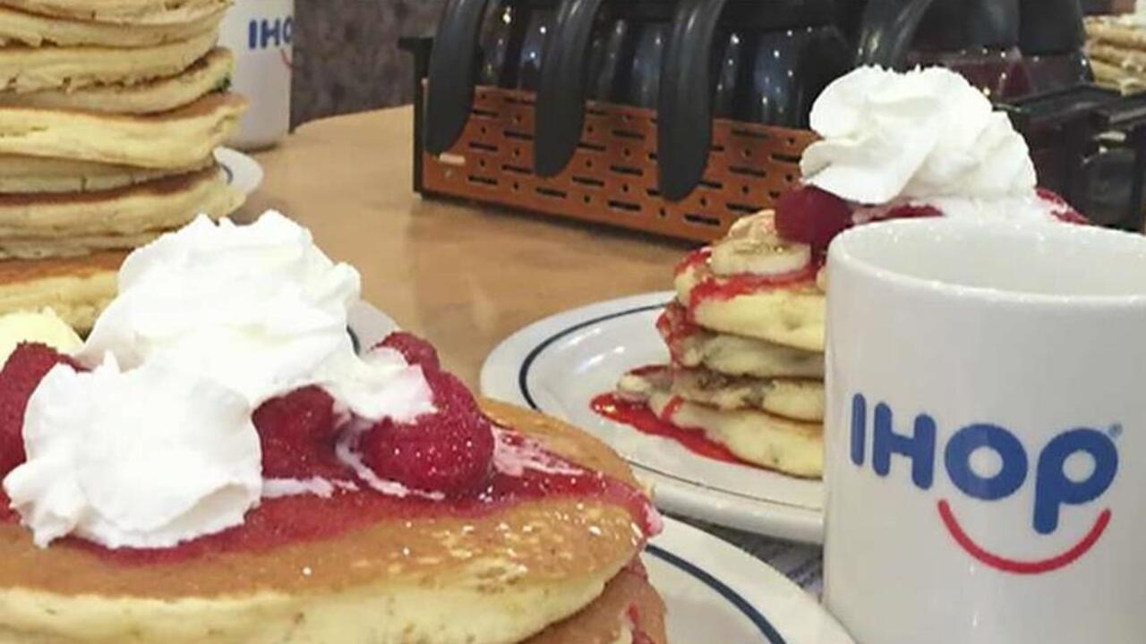 IHOP celebrating National Pancake Day