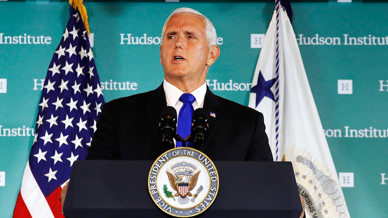 Pence takes jabs at China amid trade tensions