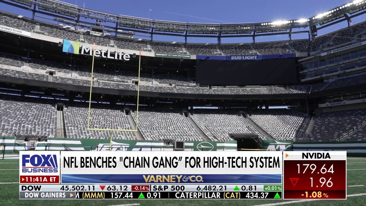 NFL benches 'chain gang' for high-tech system