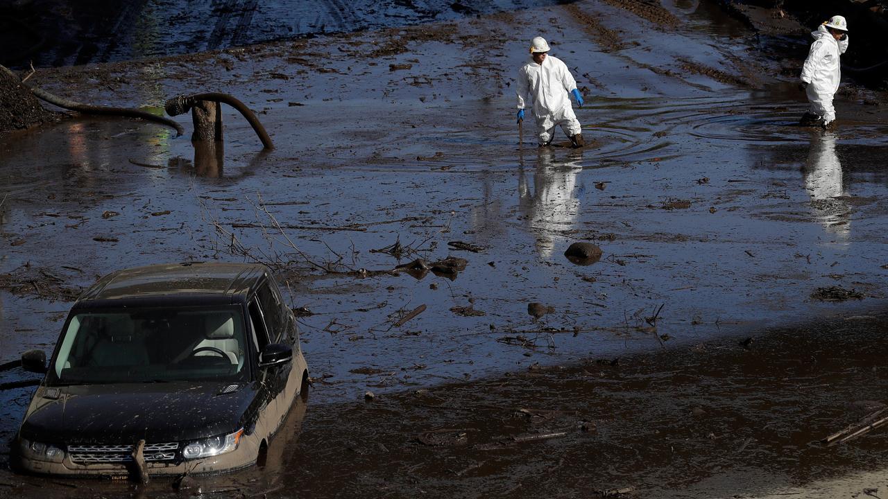 Mudslides caused by heavy rains hit California after wildfires