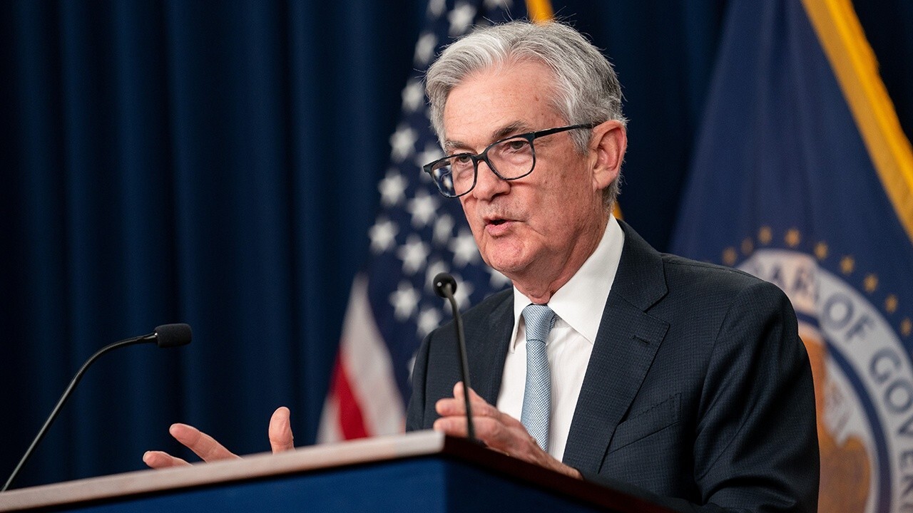 Federal Reserve Board Chairman Jerome Powell announces interest rate decision after December FOMC meeting.