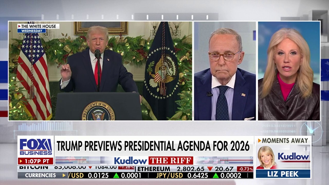 Fox News contributor Kellyanne Conway analyzes President Donald Trump’s national address focused on the economy on ‘Kudlow.’